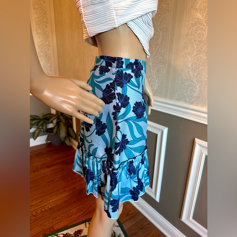 DRAPER JAMES! Buttercup Bloom🌸Madison Skirt/Buttercup Blue/Size-0 - Picture 4 of 13
